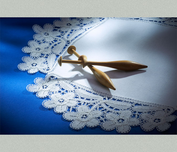 Herstellung von Klöppelspitzen | Foto: Tomo Jeseničnik